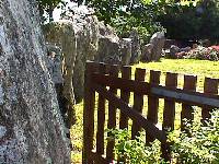 Stone circle at west end of Le Menec alignments