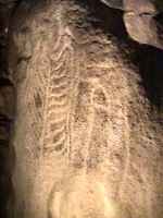 Engraved stones in Pi&egrave;rre Plate covered alley