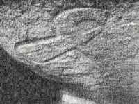 Engraved capstone in Table de Marchand